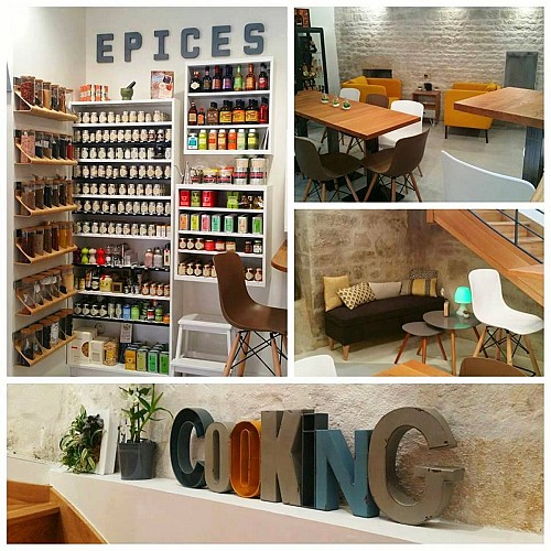 La boutique et la cave à manger