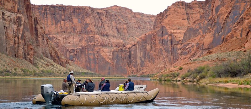 Rafting en eau calme sur le Colorado à Glen Canyon et Horseshoe Bend - Demi-journée au départ de Page