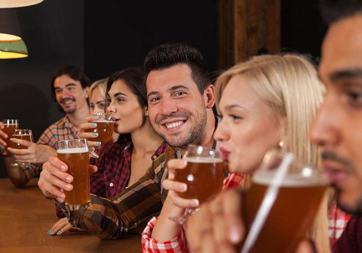 Beer tasting evening with traditional courses in the center of Prague