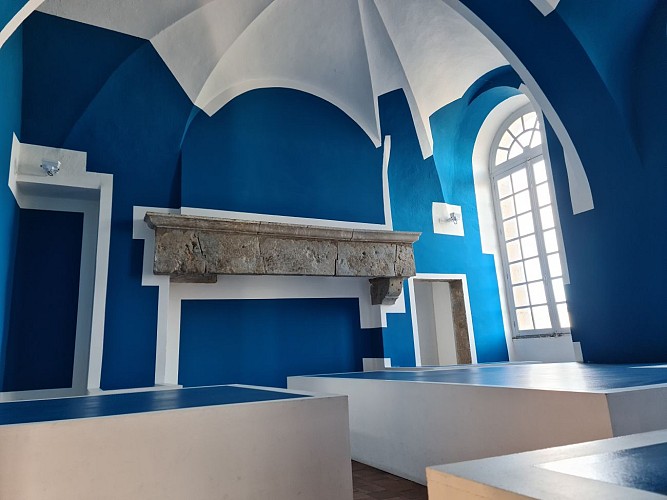 Salle bleue Abbaye de Corbigny
