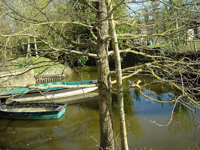 Le petit port des Trois Ponts à Bessines