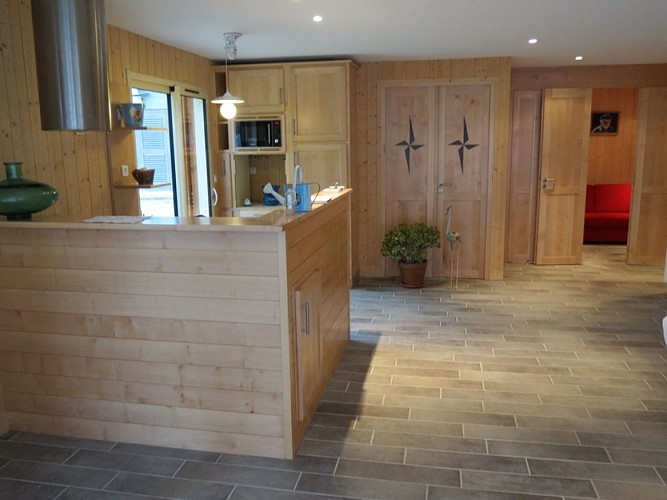 La cuisine du chalet des Chènevottes