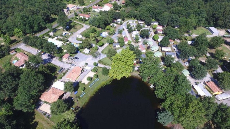 Camping de l'Etang de Laubanère drone