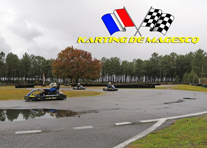 6. Karting de Magescq FUNKID petite piste sous la pluie 2021 copie