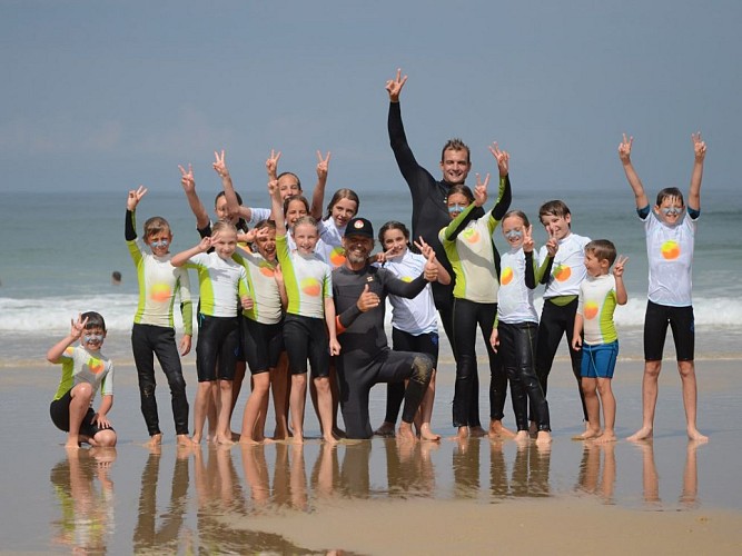 Ecole de surf des bourdaines 2018