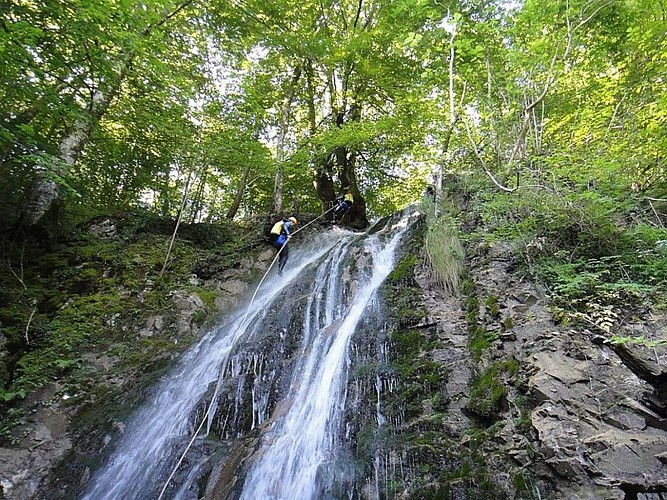 Alexis AUGUSTIN - Canyon Ourdaibi descente cascade