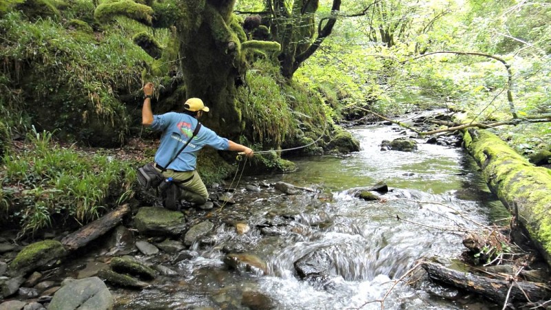 Fabrice Boucher; guide de pêche - Lancer