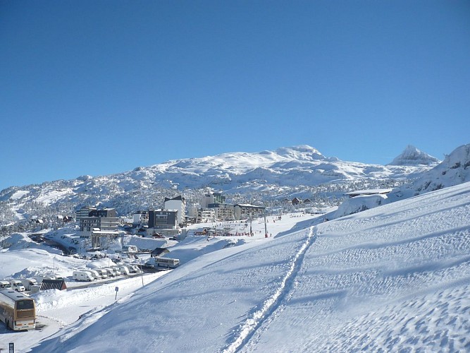 Sortie raquettes à neige au départ de la station de La Pierre Saint-Martin