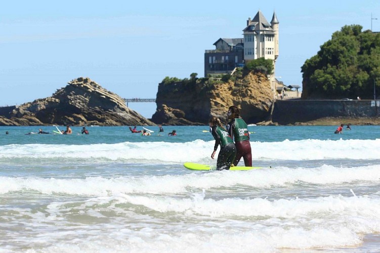 delpero surf school cours surf à biarritz  @jeromepaumier