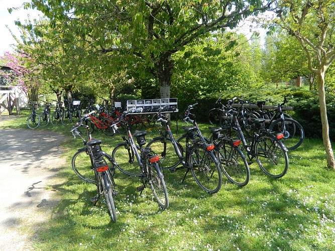 Le parc à vélos