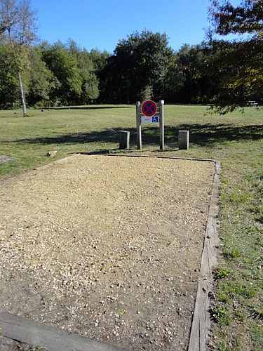 Ponton de pêche de l'étang d'Aureilhan - St Paul en Born