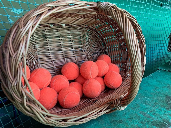 trinquet du Jeu de Paume - Pau - balles cousues main