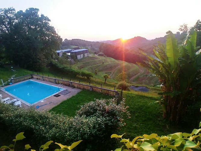 Domaine-de-Lucain - Gan - la piscine