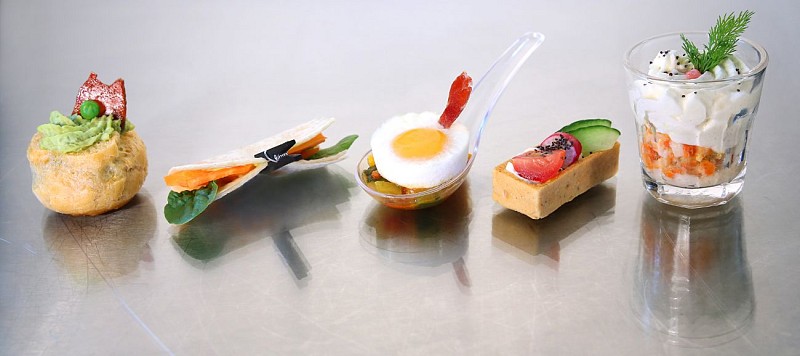 Un assortiment de mises en bouche