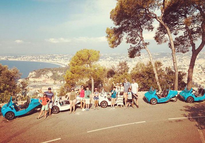 Excursion sur la French Riviera en voiturette Nicecar + atelier de création de parfum - Au départ de Nice